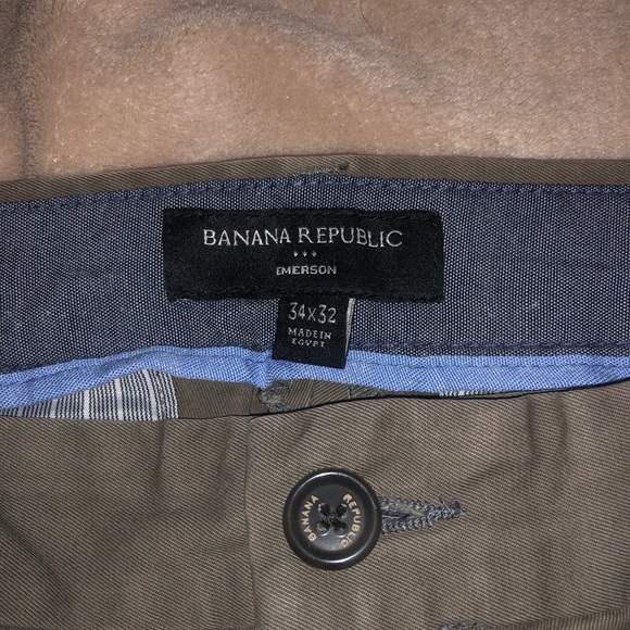 Men’s Dark Beige Banana Republic Chinos - Picture 2 of 4